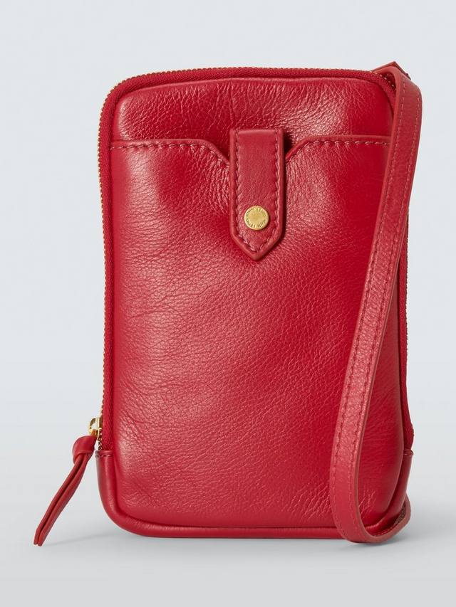 Кожаная поясная сумка для телефона John Lewis, Red
Кожаная поясная сумка для телефона John Lewis, Red