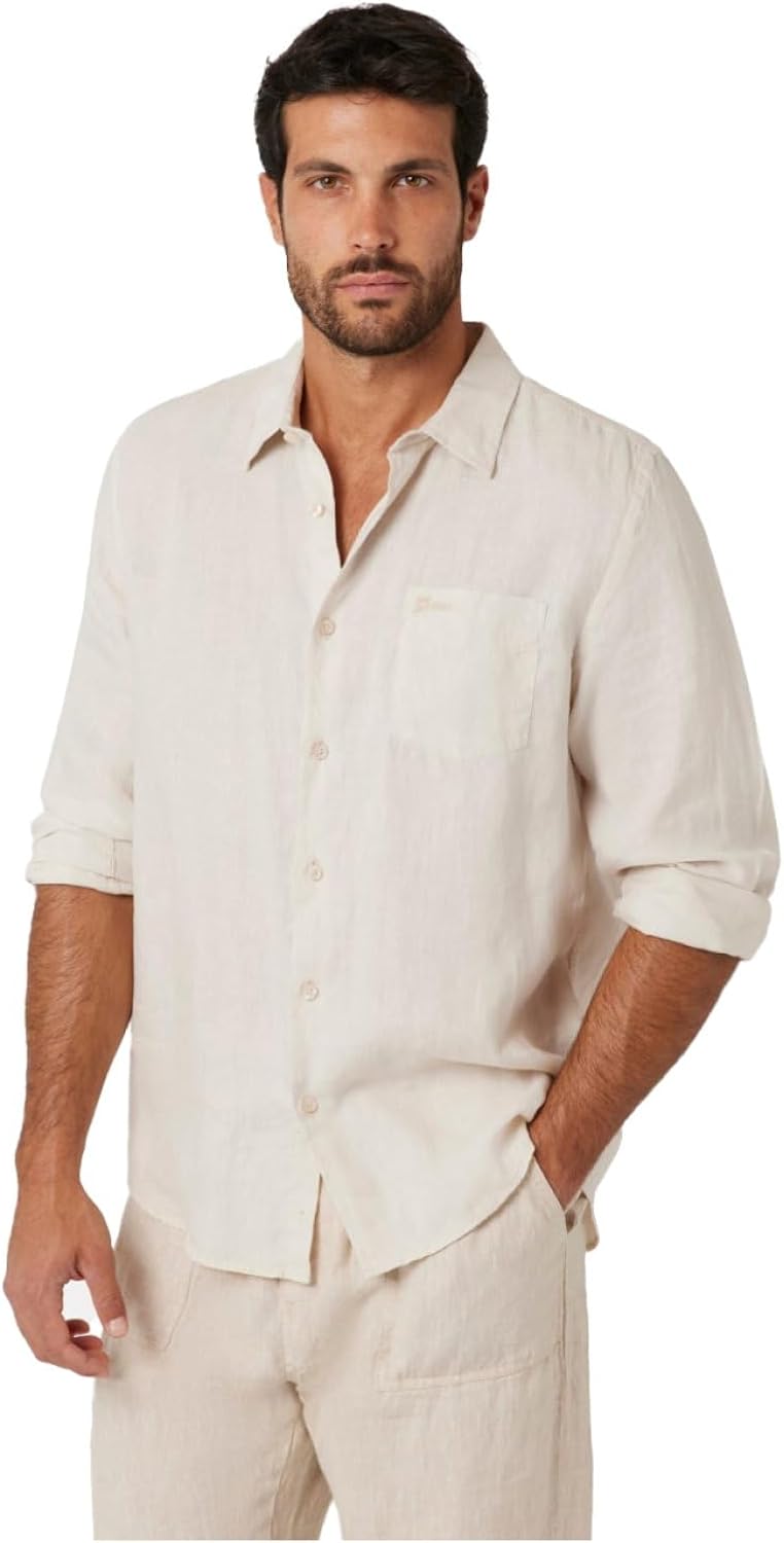 Мужская рубашка GUESS Eco Island Linen, Dreamy Moon
Мужская рубашка GUESS Eco Island Linen, Dreamy Moon