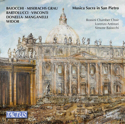 CD диск Baiocchi / Rossini Chamber Choir / Antinori: Sacred Music in Saint Peter's Basilica
CD диск Baiocchi / Rossini Chamber Choir / Antinori: Sacred Music in Saint Peter's Basilica