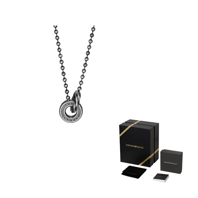 EMPORIO ARMANI Браслет из черного оникса с бусинами
EMPORIO ARMANI Браслет из черного оникса с бусинами