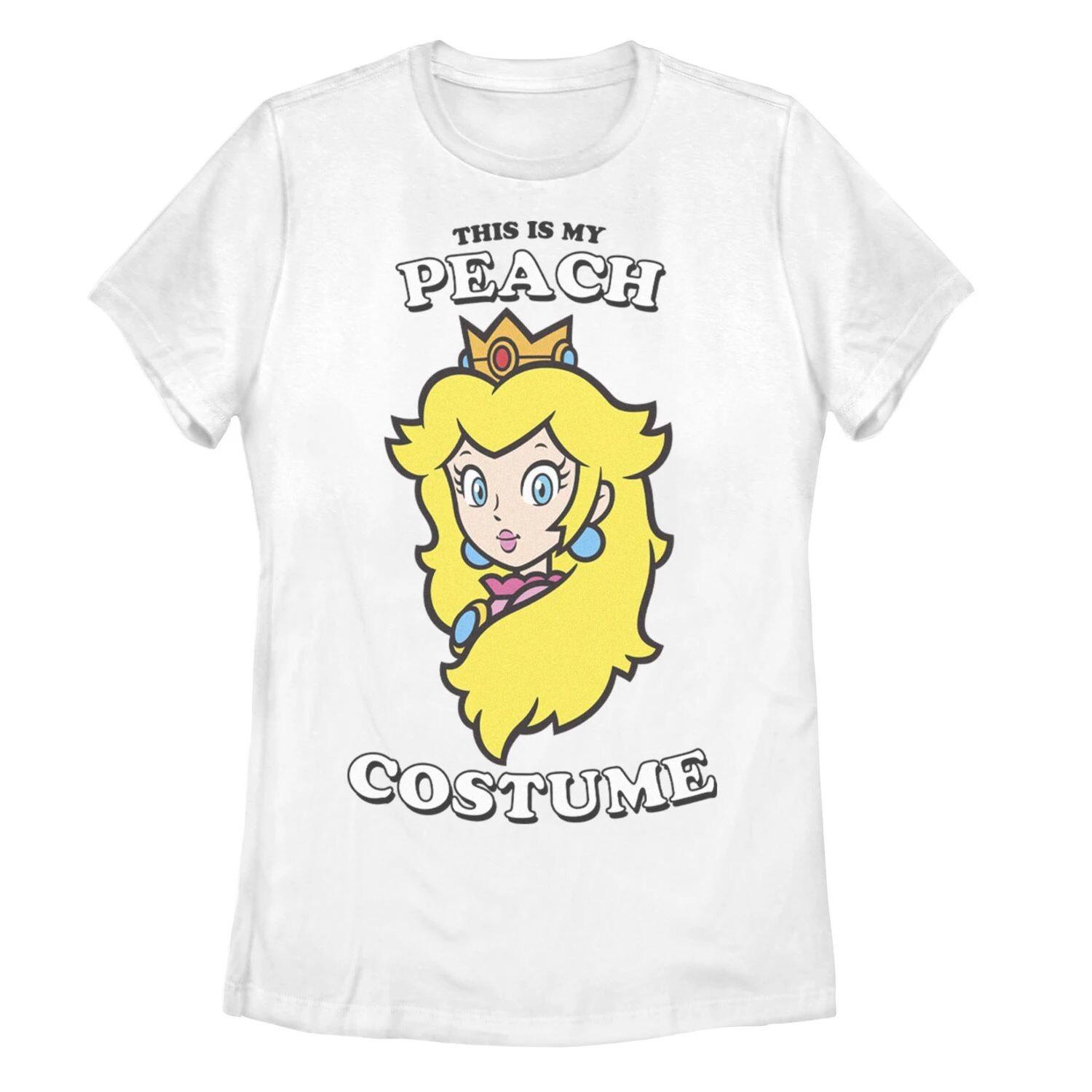 Костюмированная футболка Nintendo Super Mario для детей «Это мой персик» Licensed Character 
Костюмированная футболка Nintendo Super Mario для детей «Это мой персик» Licensed Character