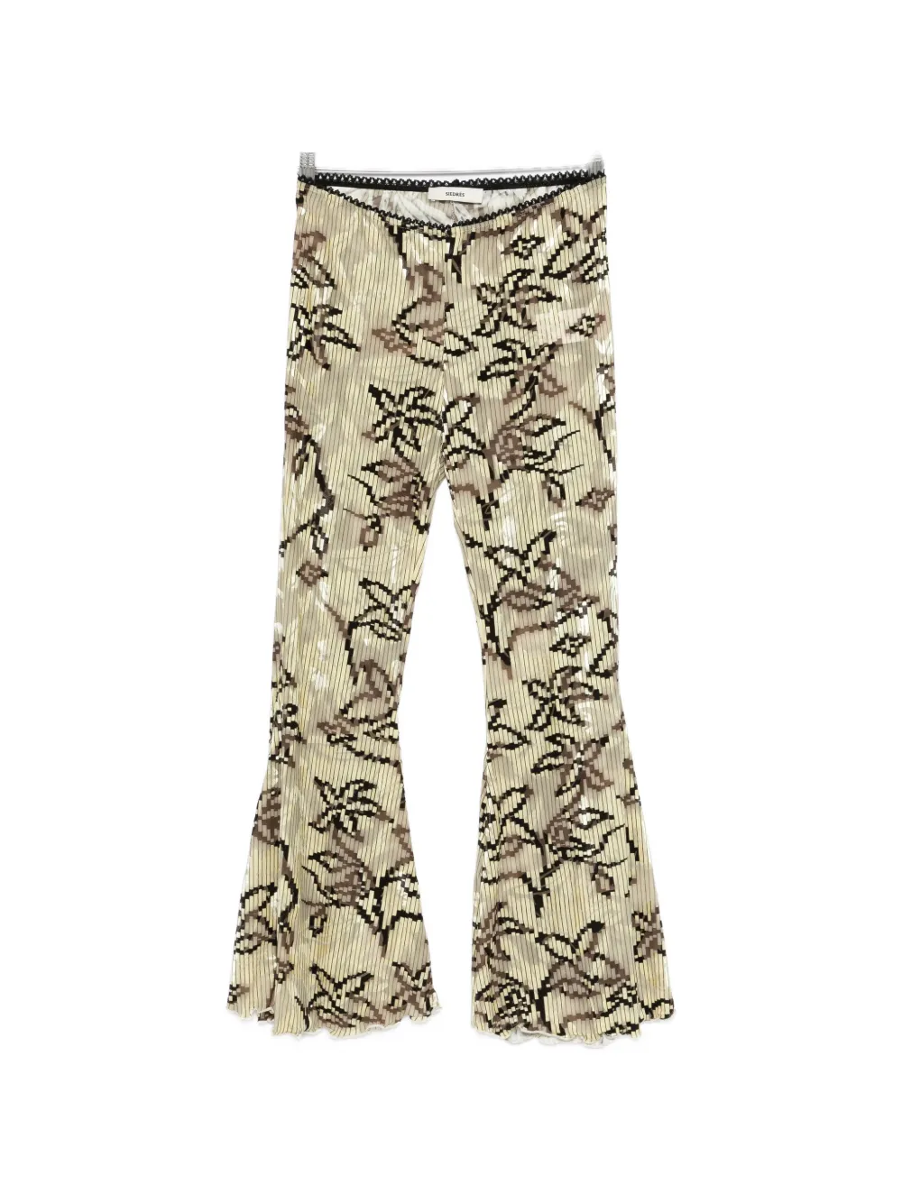 Плиссированные брюки с цветочным принтом Jeslynn Siedres, бежевый
Плиссированные брюки с цветочным принтом Jeslynn Siedres, бежевый