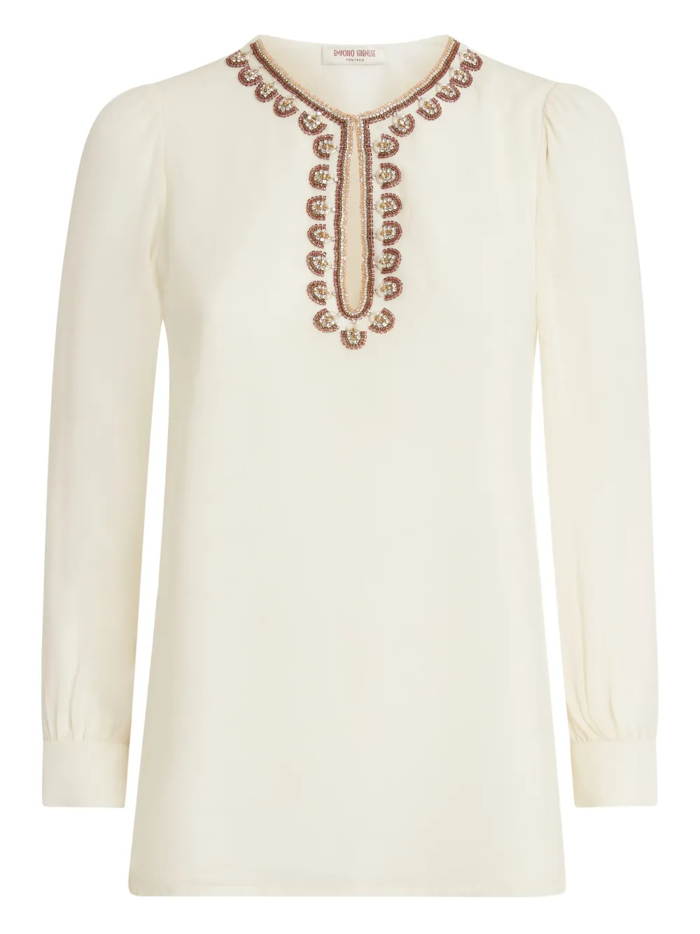 Блузка с вышивкой Emporio Sirenuse, нейтральный
Блузка с вышивкой Emporio Sirenuse, нейтральный