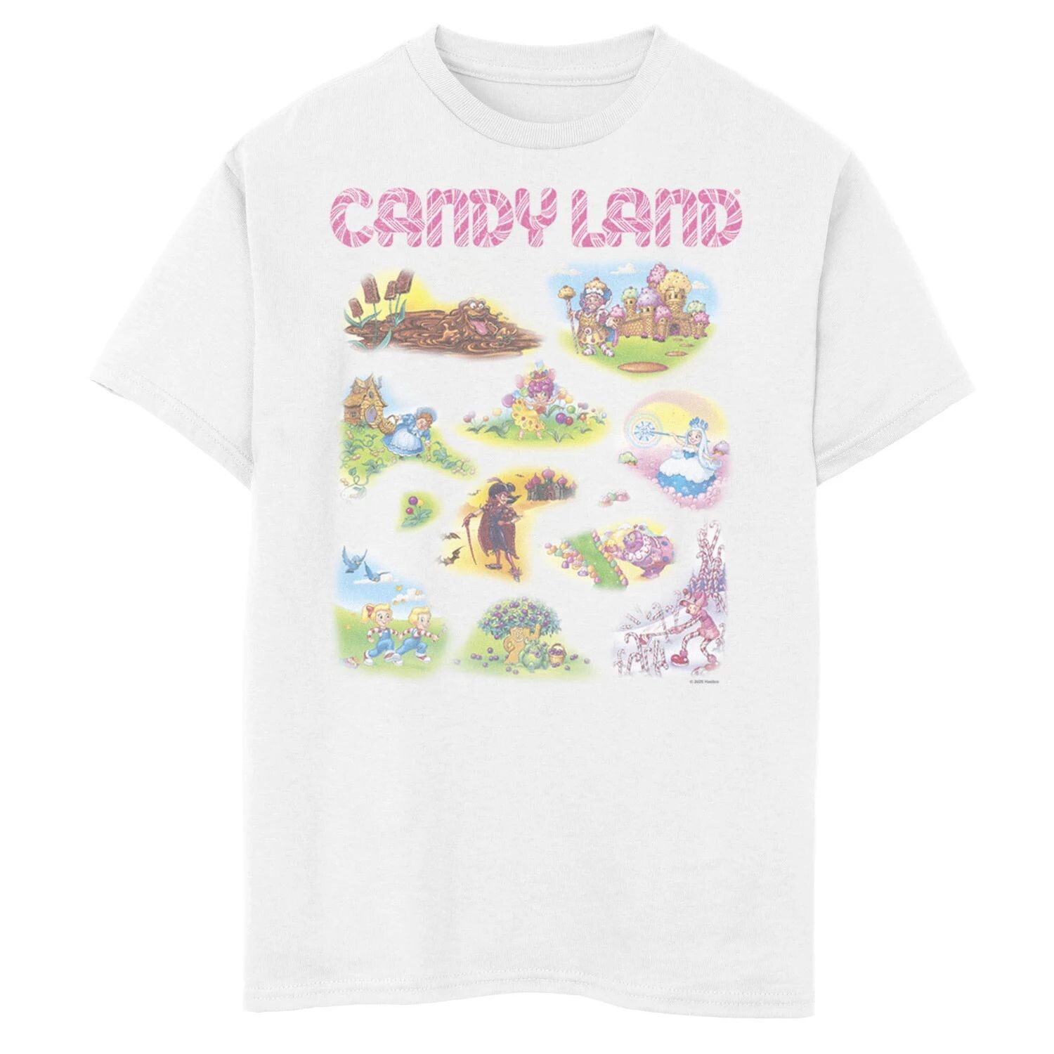 Футболка Candy Land Locations для мальчиков 8–20 лет с графическим рисунком Licensed Character 
Футболка Candy Land Locations для мальчиков 8–20 лет с графическим рисунком Licensed Character