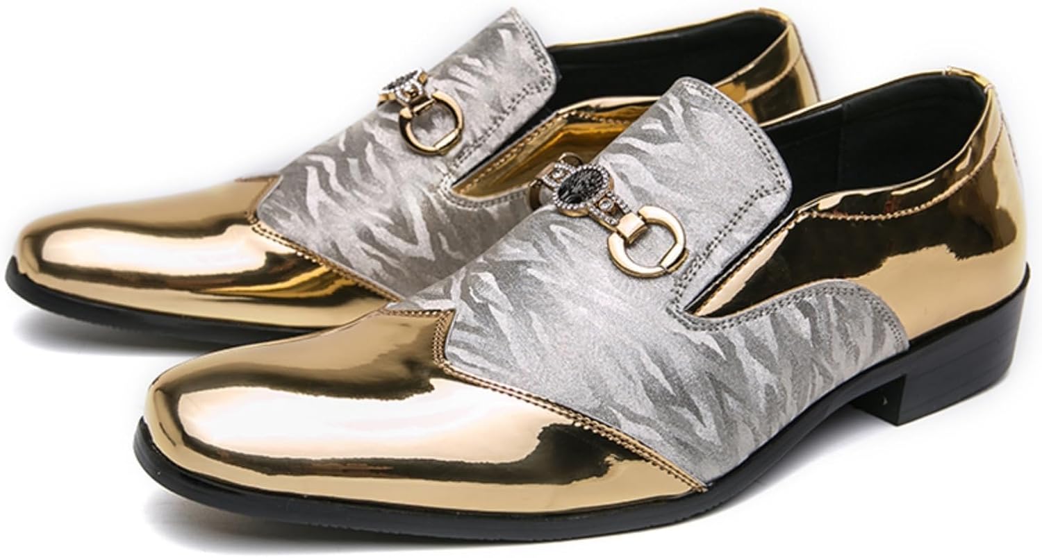 Мужские классические туфли с металлической пряжкой, стильные с заостренным носком и шнуровкой, формальные туфли для вечеринок и свадеб Khwfjas, золотой
Мужские классические туфли с металлической пряжкой, стильные с заостренным носком и шнуровкой, формальные туфли для вечеринок и свадеб Khwfjas, золотой