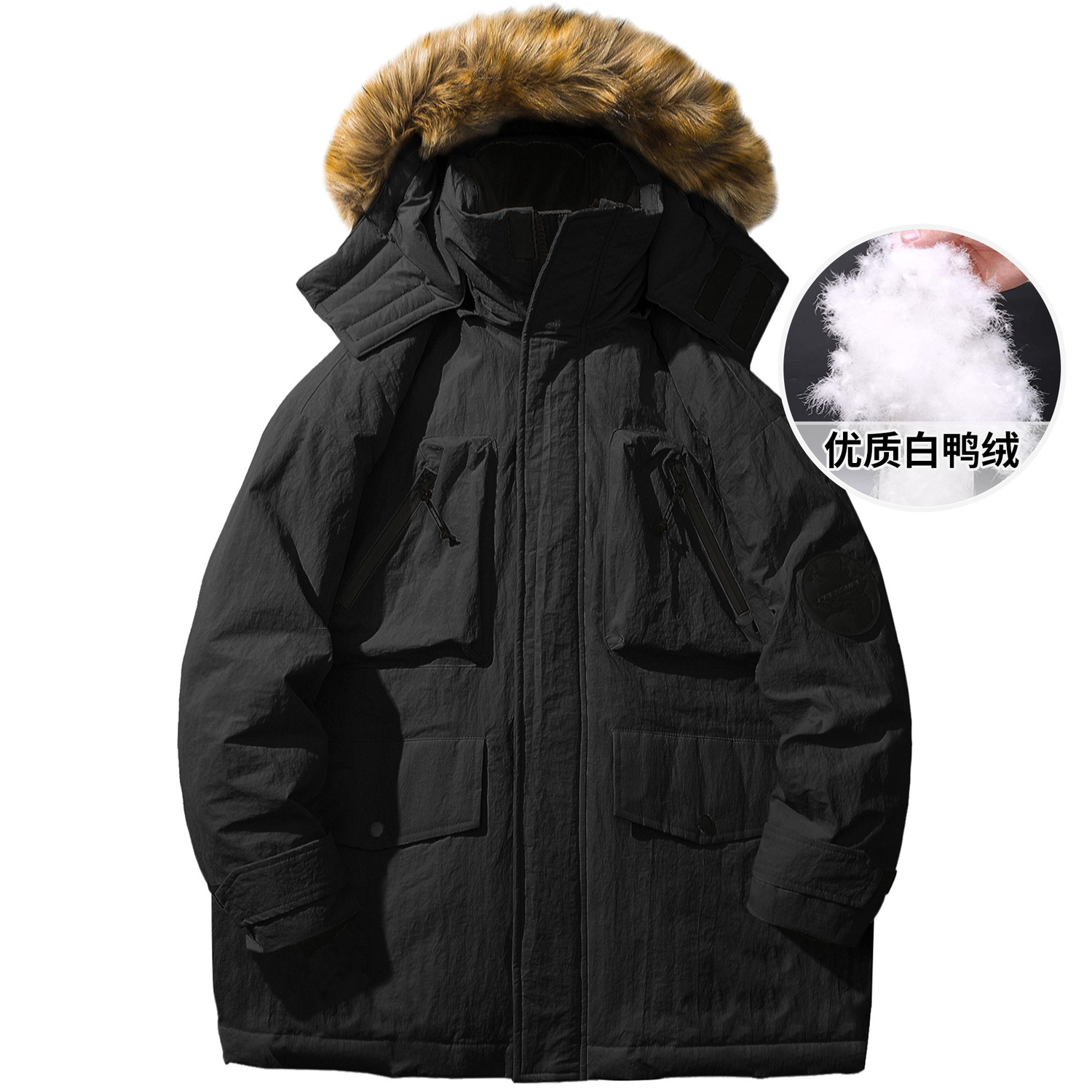 PRESSURE Унисекс пуховик, Graphite Black
PRESSURE Унисекс пуховик, Graphite Black