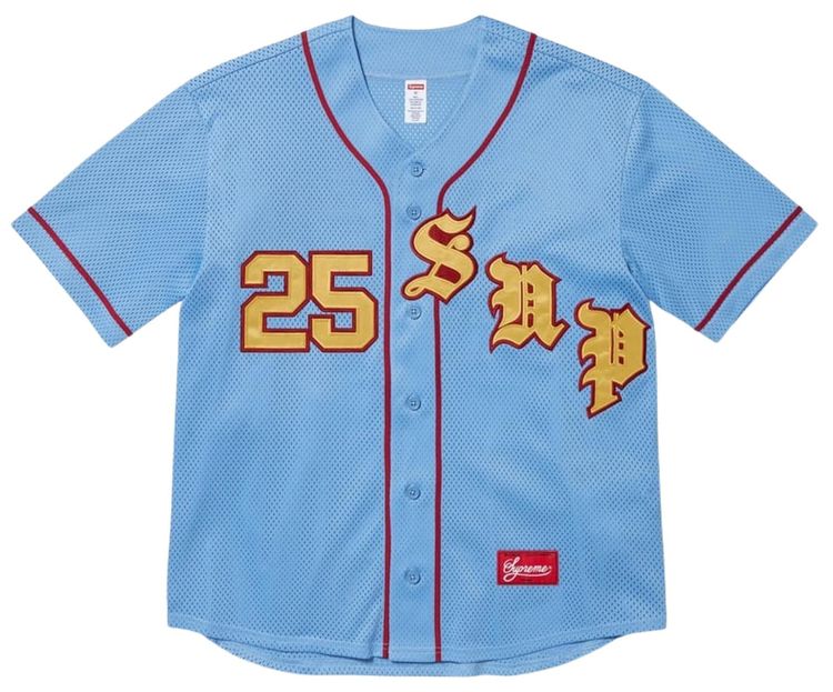 Бейсбольная майка Supreme Old English, светло-голубая, Синий, Бейсбольная майка Supreme Old English, светло-голубая
Бейсбольная майка Supreme Old English, светло-голубая, Синий, Бейсбольная майка Supreme Old English, светло-голубая