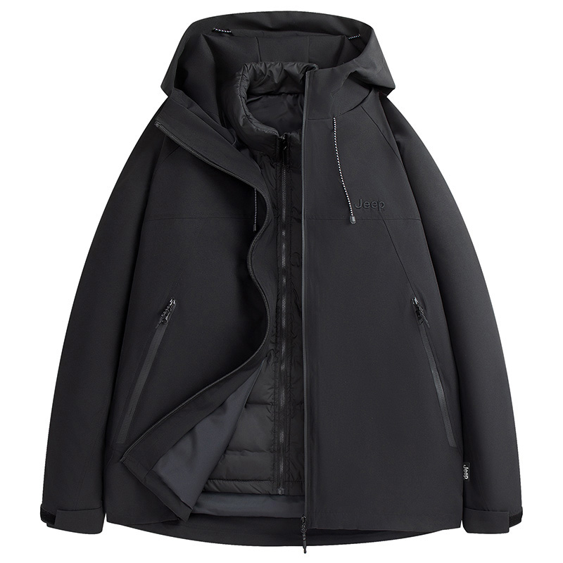 Jeep Куртка из коллекции Leisure Unisex, Black (Down Liner+Shell Set)
Jeep Куртка из коллекции Leisure Unisex, Black (Down Liner+Shell Set)