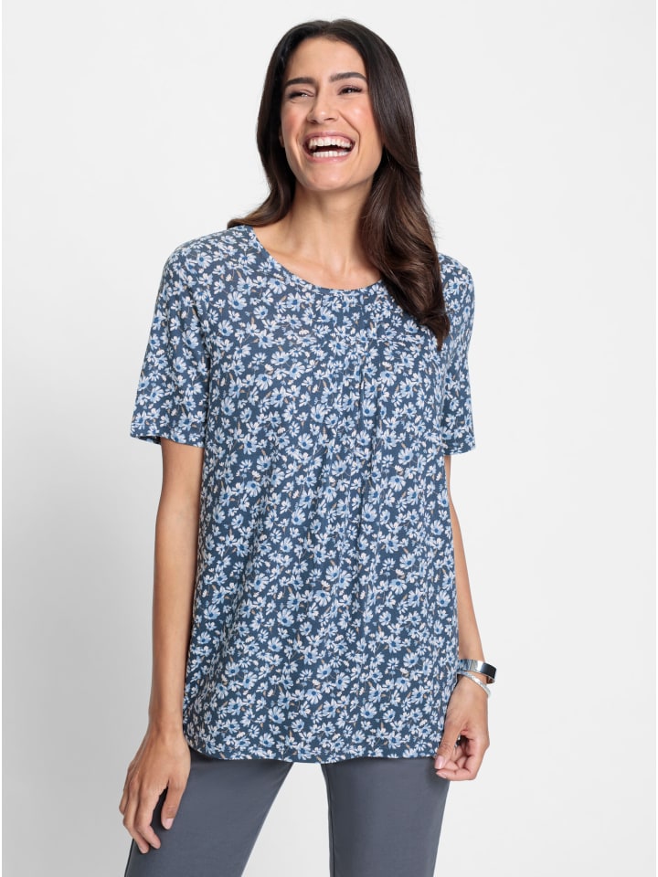 Рубашка-туника с дымчато-синим принтом WITT WEIDEN
Рубашка-туника с дымчато-синим принтом WITT WEIDEN