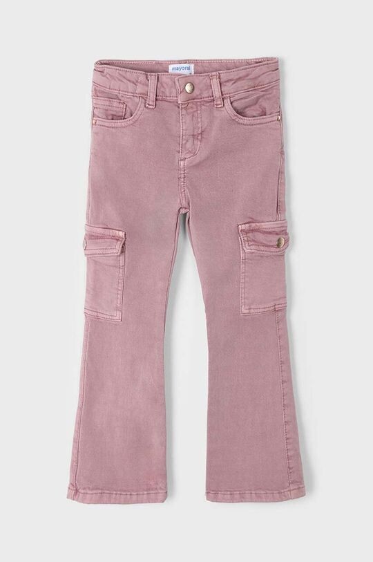 Детские брюки-карго из саржи Mayoral, розовый
Детские брюки-карго из саржи Mayoral, розовый