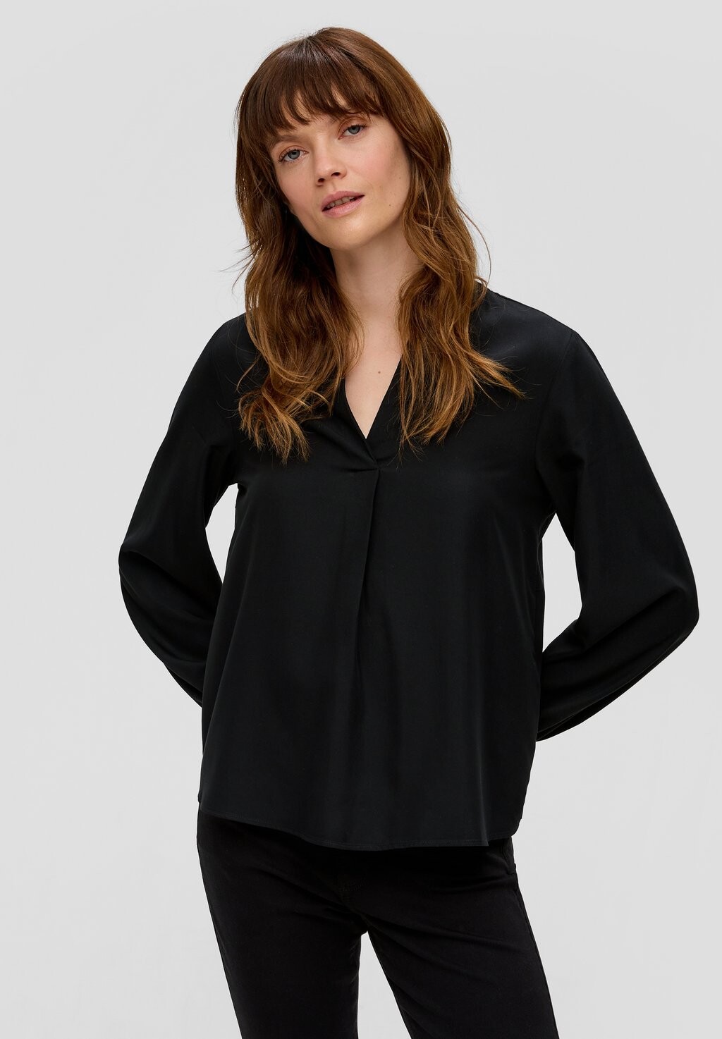 Блузка s.Oliver, черная 
Блузка s.Oliver, черная