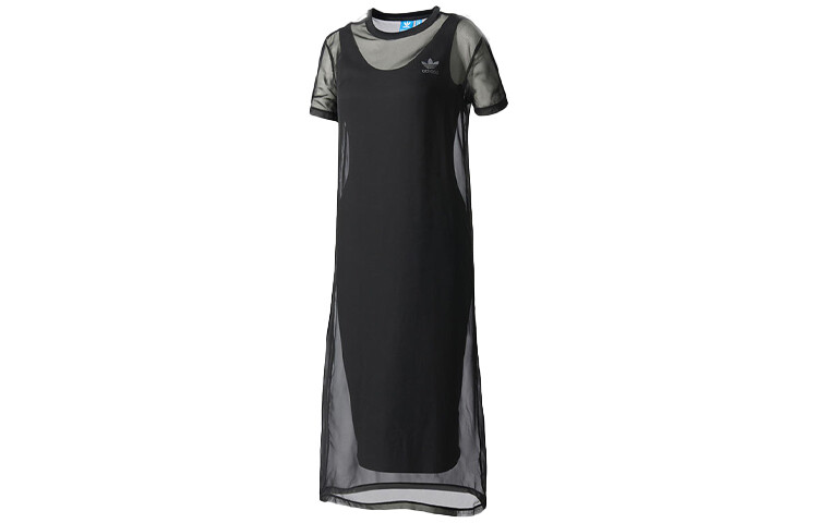 Платье с короткими рукавами женское черное Adidas Originals
Платье с короткими рукавами женское черное Adidas Originals