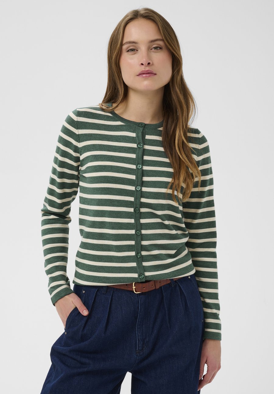Кардиган Saint Tropez MILASZ STRIPED, June Brown Rice Stripe/Mottled Green
Кардиган Saint Tropez MILASZ STRIPED, June Brown Rice Stripe/Mottled Green