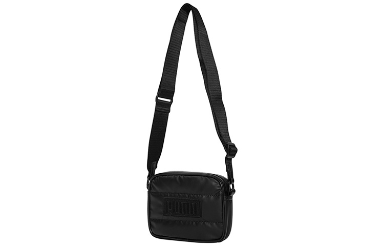 PUMA Тканевая наплечная сумка через плечо обычная унисекс черная 
PUMA Тканевая наплечная сумка через плечо обычная унисекс черная