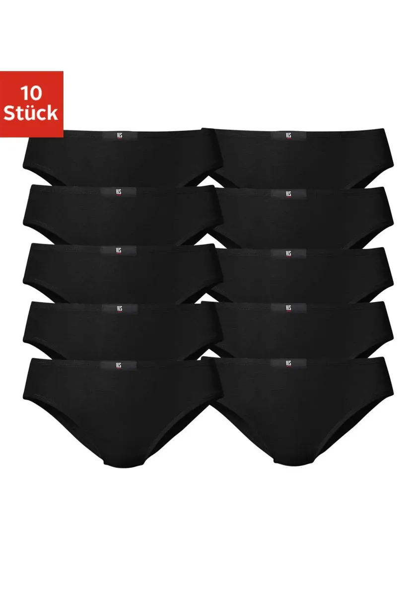 Трусики H.I.S (10 шт.), изготовлены из качественного эластичного хлопка, черный
Трусики H.I.S (10 шт.), изготовлены из качественного эластичного хлопка, черный