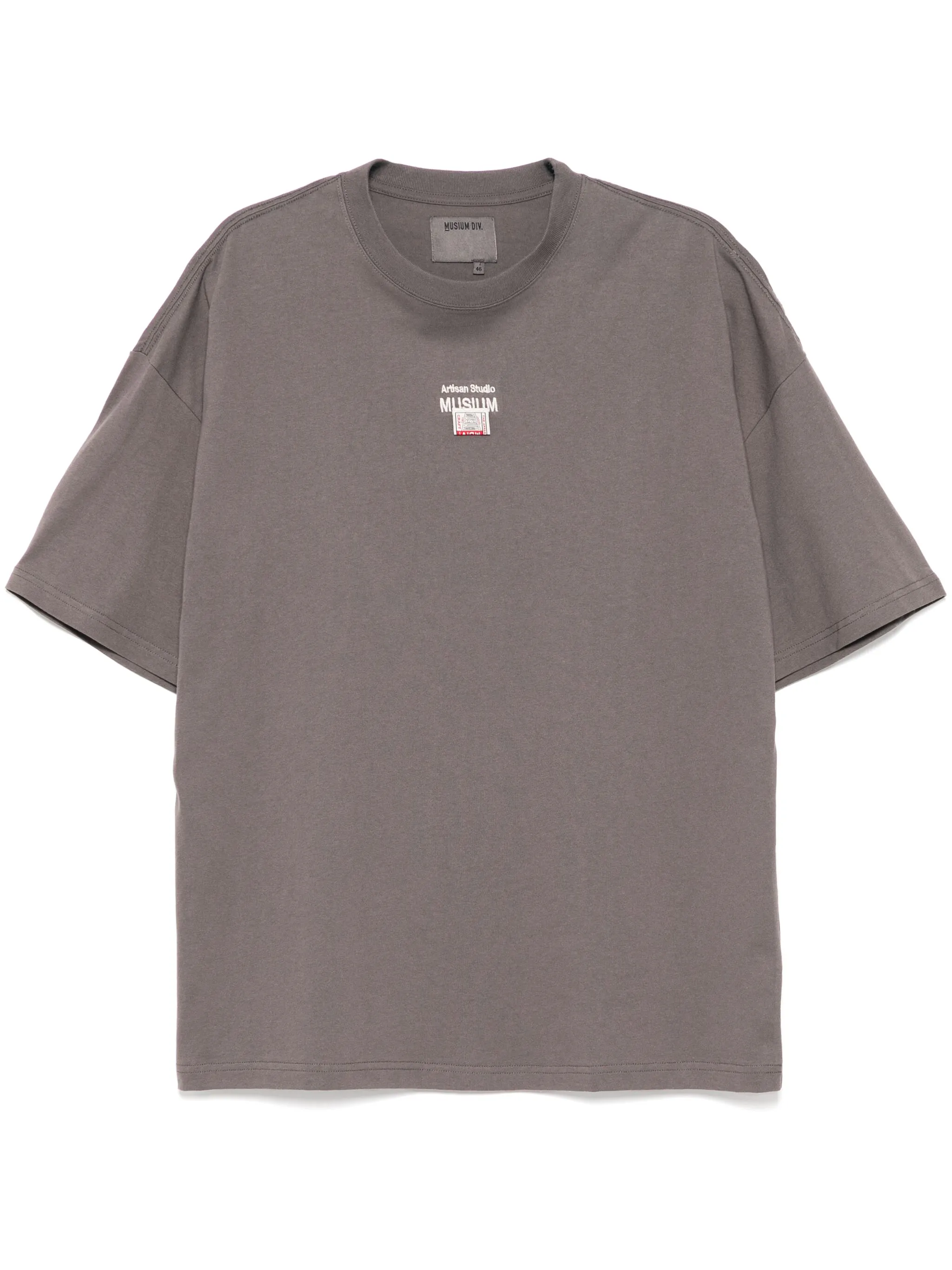 Футболка с вышитым логотипом Musium Div., серый
Футболка с вышитым логотипом Musium Div., серый