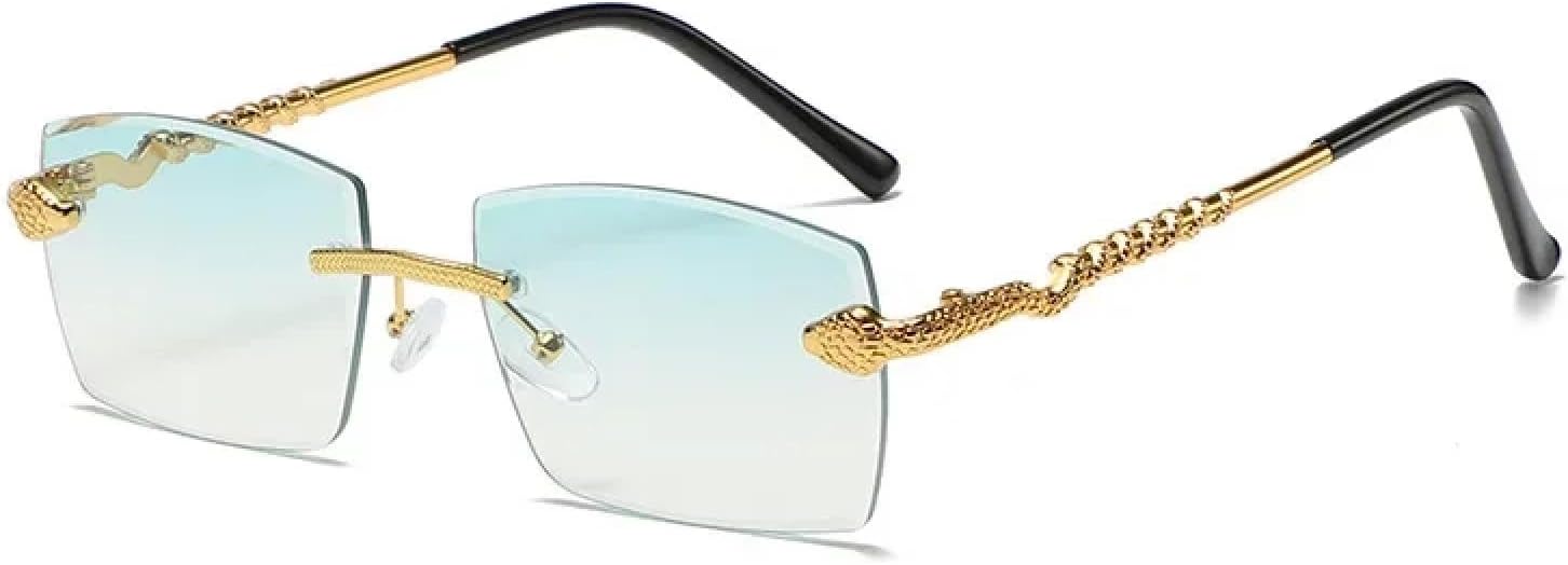 Солнцезащитные очки Polygon без оправы для женщин в стиле ретро с прозрачными линзами Ocean, солнцезащитные очки для мужчин с защитой от УФ-излучения UV400 TKKTLLT, Gold Green
Солнцезащитные очки Polygon без оправы для женщин в стиле ретро с прозрачными линзами Ocean, солнцезащитные очки для мужчин с защитой от УФ-излучения UV400 TKKTLLT, Gold Green