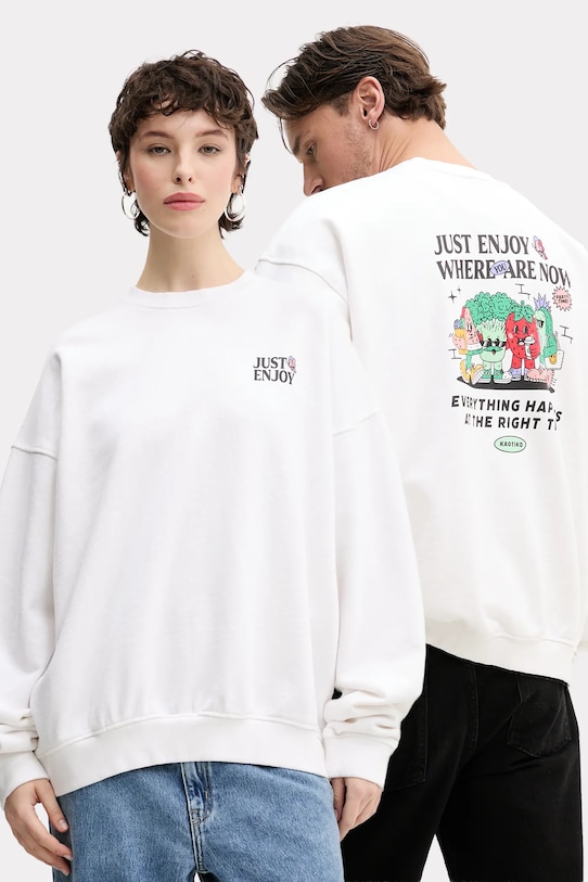 Хлопковая толстовка Kaotiko, белый
Хлопковая толстовка Kaotiko, белый