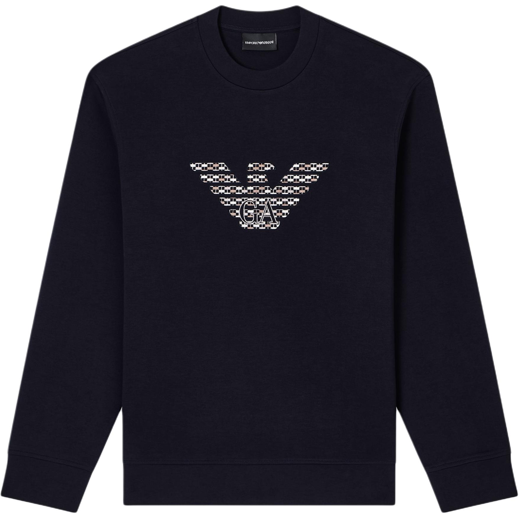 Толстовка Asv Double jersey с оверсайз вышивкой EMPORIO ARMANI, синий
Толстовка Asv Double jersey с оверсайз вышивкой EMPORIO ARMANI, синий