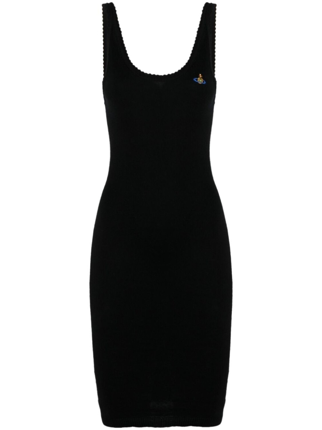 Vivienne Westwood платье мини в рубчик с вышитым логотипом Orb, черный
Vivienne Westwood платье мини в рубчик с вышитым логотипом Orb, черный