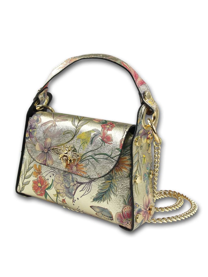 Кожаная сумка через плечо Toscanto, золотая, цветная, примерно 19 см Toscanto
Кожаная сумка через плечо Toscanto, золотая, цветная, примерно 19 см Toscanto