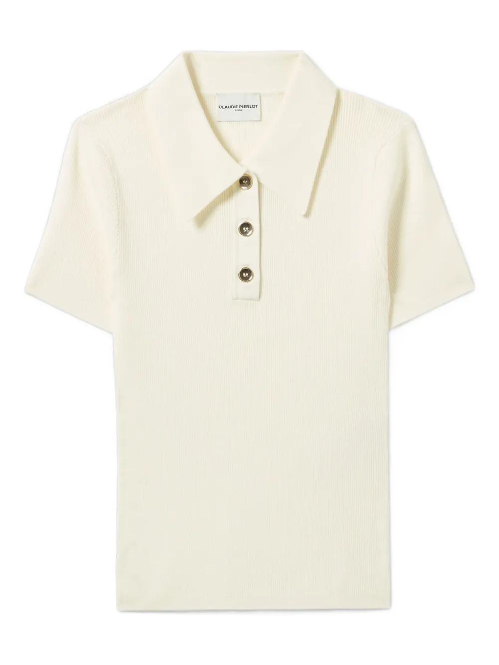 Рубашка поло с короткими рукавами Claudie Pierlot, нейтральный
Рубашка поло с короткими рукавами Claudie Pierlot, нейтральный