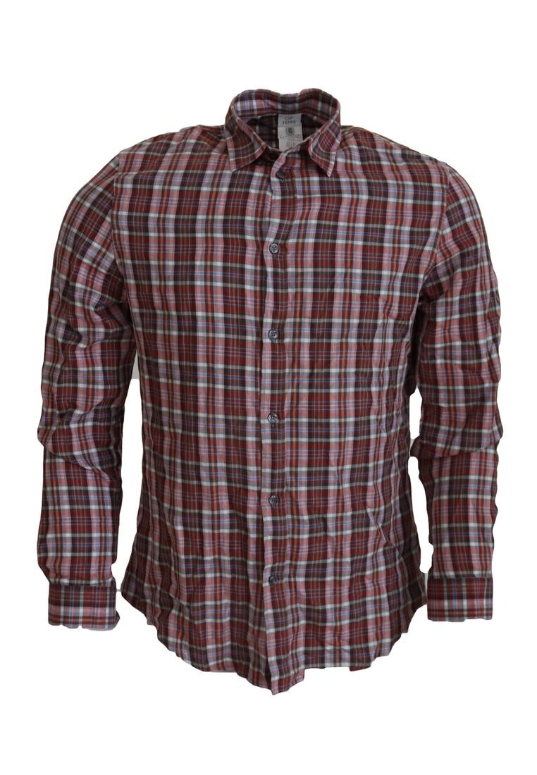 Повседневная рубашка в клетку с длинными рукавами из хлопка Gf Ferre, мультиколор
Повседневная рубашка в клетку с длинными рукавами из хлопка Gf Ferre, мультиколор