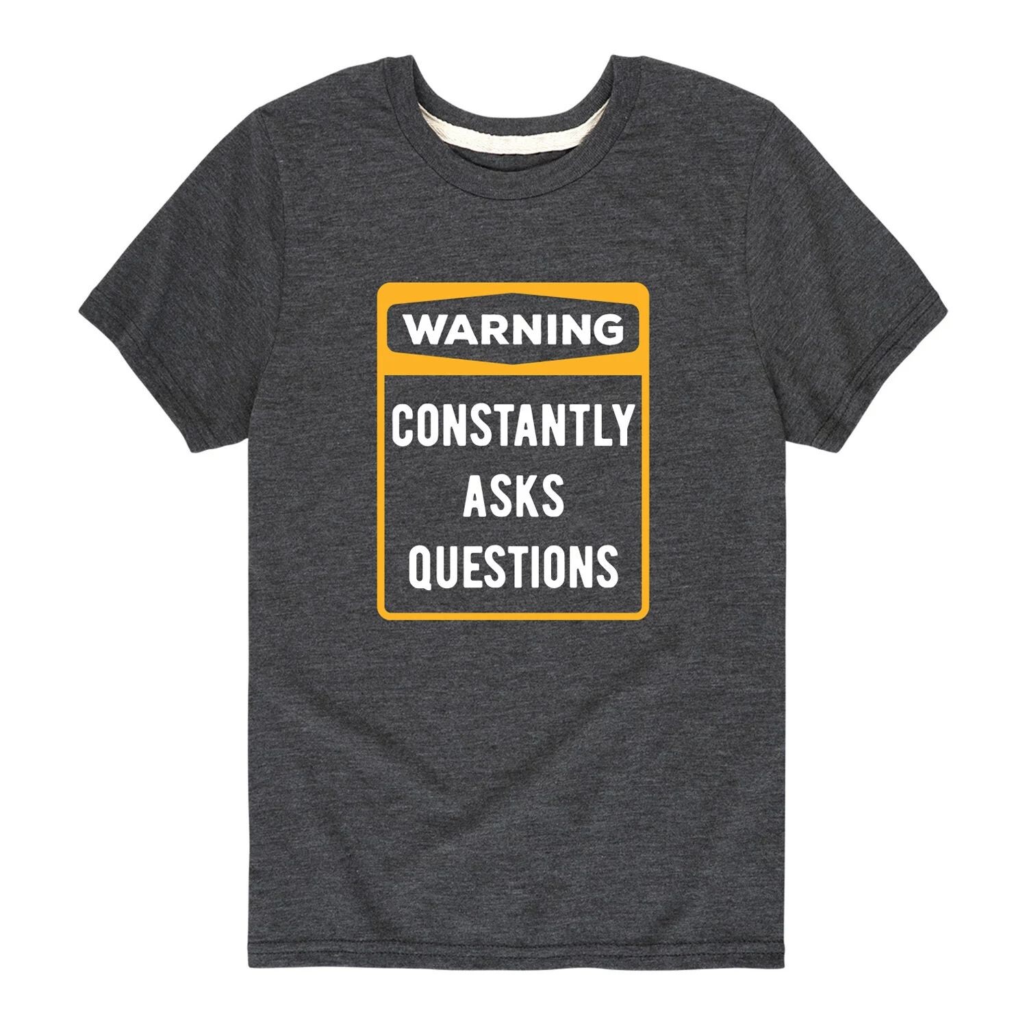 Футболка для мальчиков 8–20 лет, постоянно задает вопросы Licensed Character 
Футболка для мальчиков 8–20 лет, постоянно задает вопросы Licensed Character