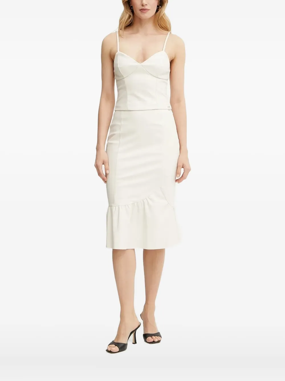 Корсетный топ с вырезом в форме сердечка Armani Exchange, белый
Корсетный топ с вырезом в форме сердечка Armani Exchange, белый