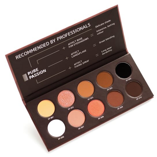 Палетка теней для век, 22,5 г Affect, Pure Passion, коричневый
Палетка теней для век, 22,5 г Affect, Pure Passion, коричневый