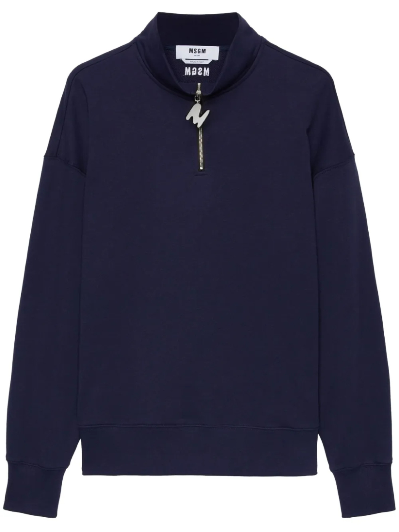 MSGM толстовка с высоким воротником, синий
MSGM толстовка с высоким воротником, синий