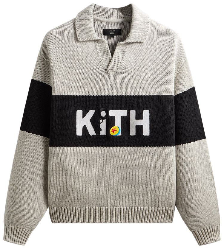 Регбийный свитер Kith x Disney для Pixar Nelson, серый
Регбийный свитер Kith x Disney для Pixar Nelson, серый