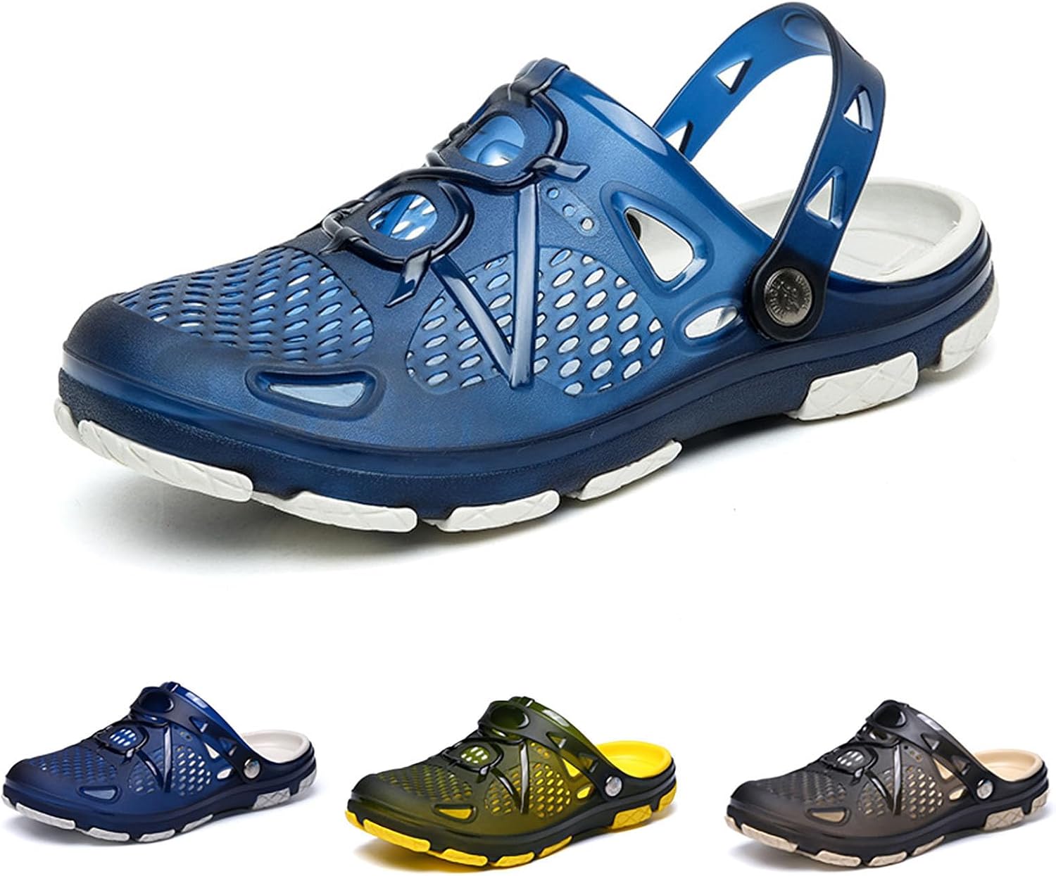 Мужские слипоны DESESE для занятий спортом и походов на открытом воздухе, закрытые с носком, быстросохнущие, легкие пляжные туфли с задним ремешком, летние нескользящие сабо, водные туфли, синий
Мужские слипоны DESESE для занятий спортом и походов на открытом воздухе, закрытые с носком, быстросохнущие, легкие пляжные туфли с задним ремешком, летние нескользящие сабо, водные туфли, синий