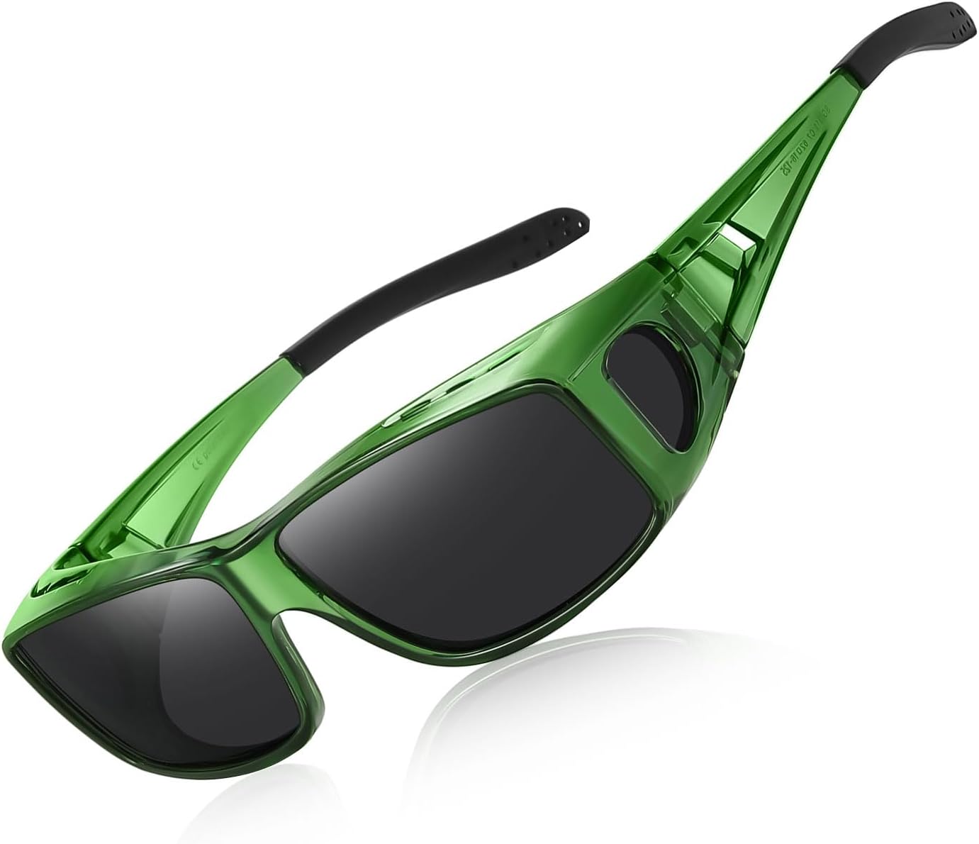 Солнцезащитные очки Wzerry Fit Over Glasses для женщин и мужчин, поляризованные, увеличенного размера, для очков с диоптриями, защита UV400, Transparent Green Frame/Grey Lens
Солнцезащитные очки Wzerry Fit Over Glasses для женщин и мужчин, поляризованные, увеличенного размера, для очков с диоптриями, защита UV400, Transparent Green Frame/Grey Lens