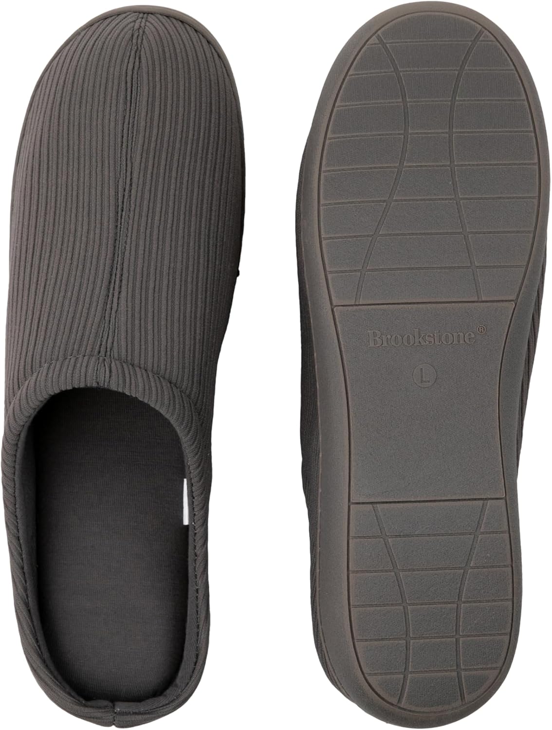 Мужские домашние тапочки Brookstone Classic Comfort с пеной памяти - теплые и удобные, мягкая плюшевая подкладка, подошва с противоскользящим эффектом, Charcoal
Мужские домашние тапочки Brookstone Classic Comfort с пеной памяти - теплые и удобные, мягкая плюшевая подкладка, подошва с противоскользящим эффектом, Charcoal