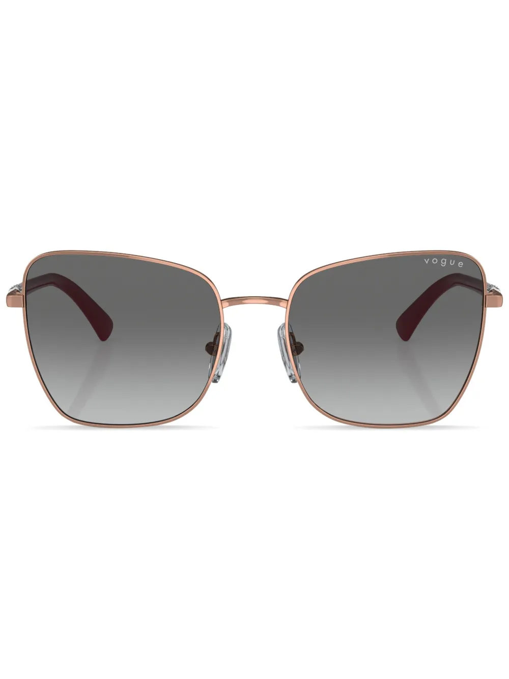 Солнцезащитные очки в массивной оправе с логотипом Vogue, золотистый
Солнцезащитные очки в массивной оправе с логотипом Vogue, золотистый