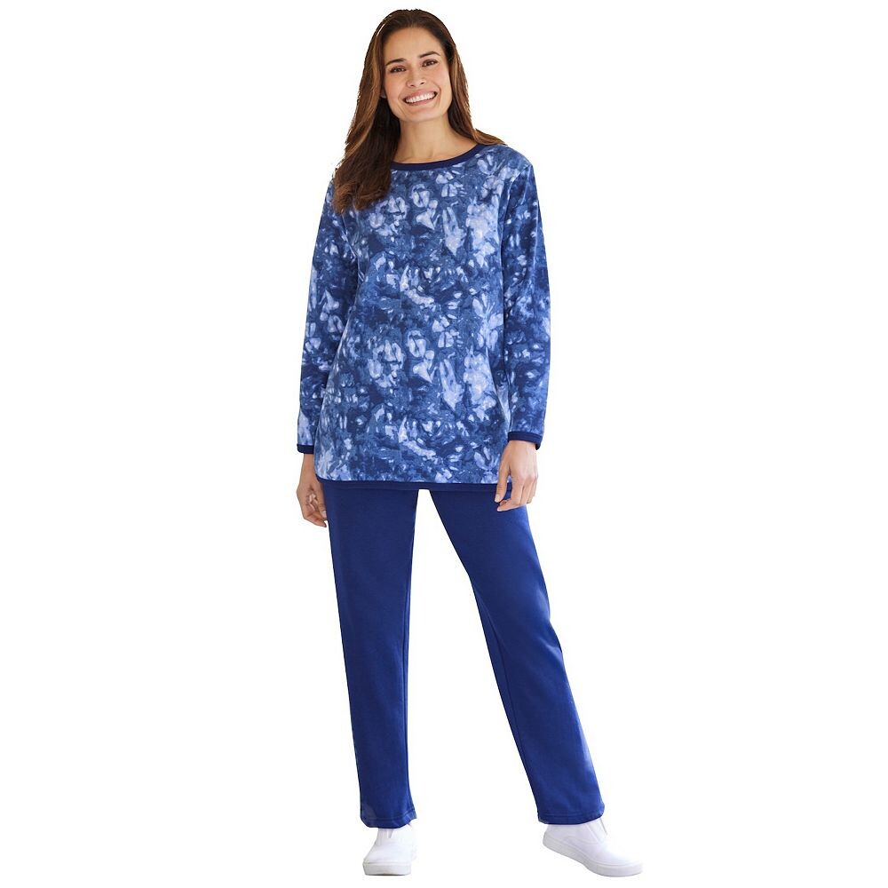 Женщина в женском флисовом свитшоте больших размеров Woman Within, цвет Evening Blue Tie Dye
Женщина в женском флисовом свитшоте больших размеров Woman Within, цвет Evening Blue Tie Dye