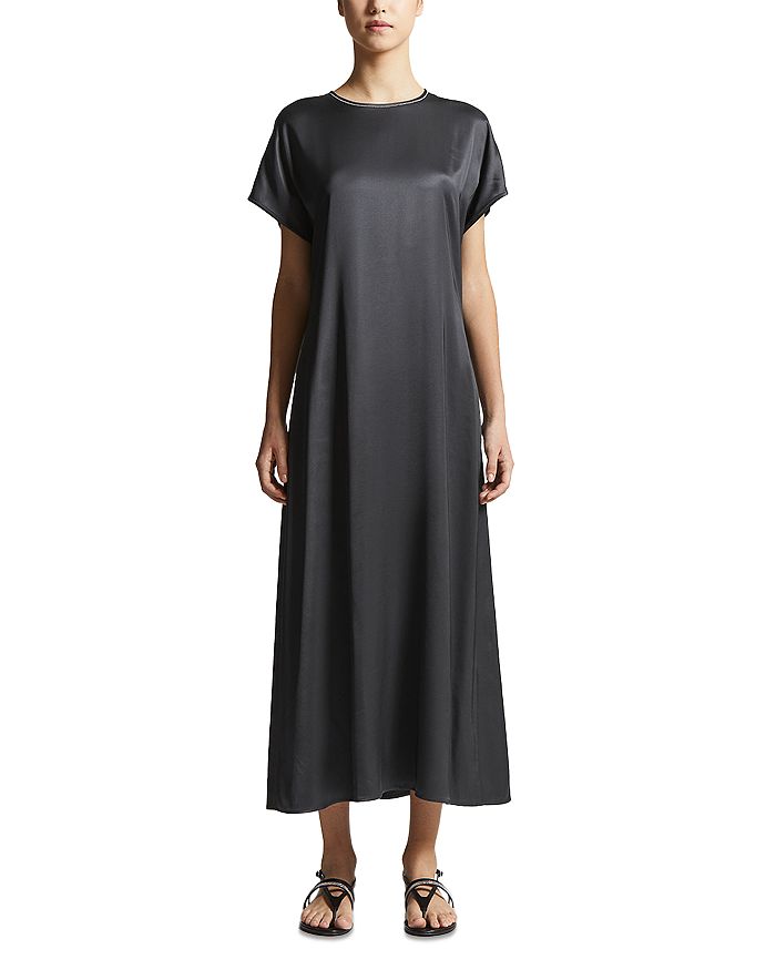 Макси-платье с короткими рукавами Peserico, синий
Макси-платье с короткими рукавами Peserico, синий