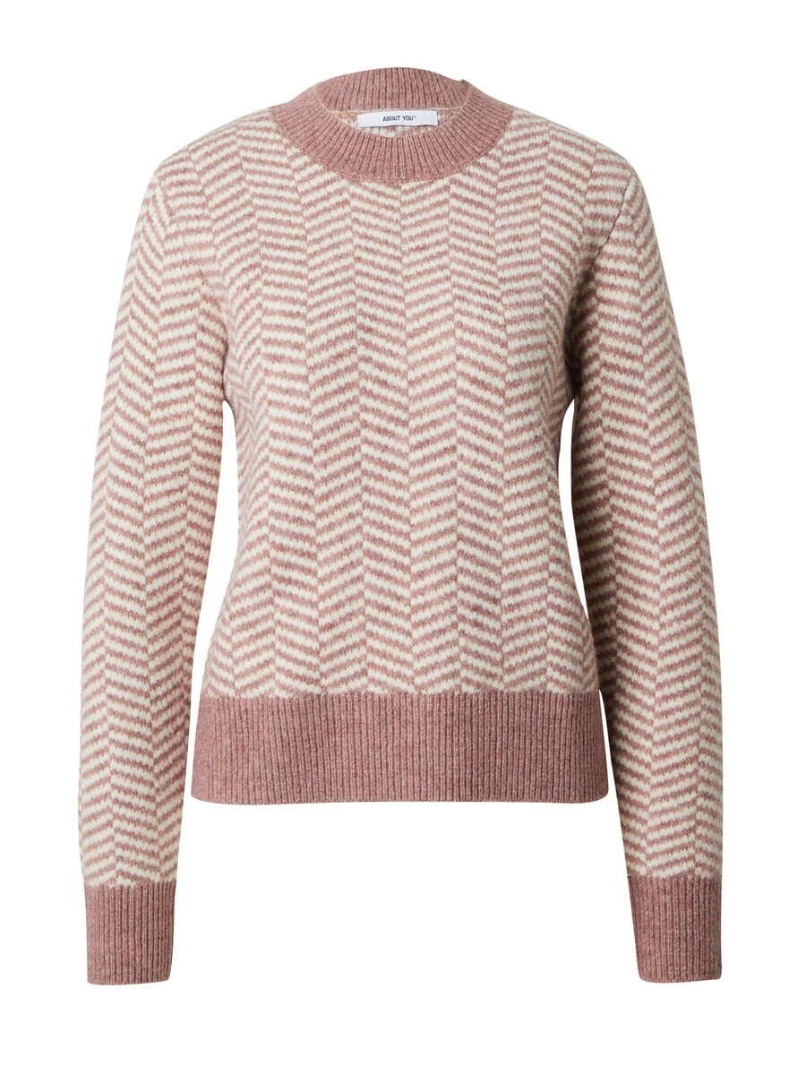 Свитер About You, розовый/белый
Свитер About You, розовый/белый