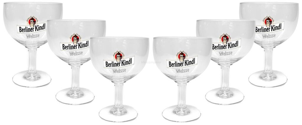 Набор стеклянных стаканов Berliner Kindl Weisse Cup - 6 стаканов Mixcompany
Набор стеклянных стаканов Berliner Kindl Weisse Cup - 6 стаканов Mixcompany
