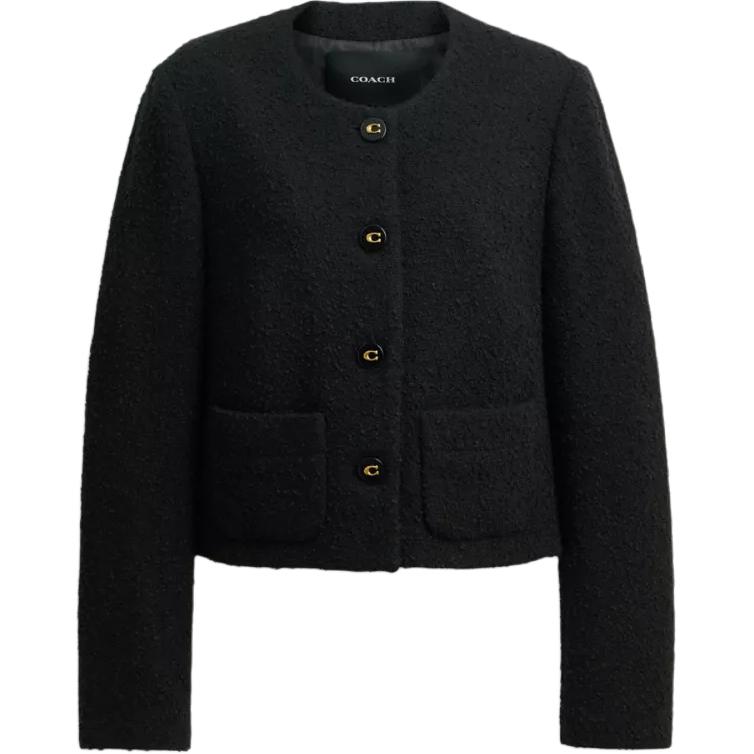 Пальто из бархата COACH, черный
Пальто из бархата COACH, черный
