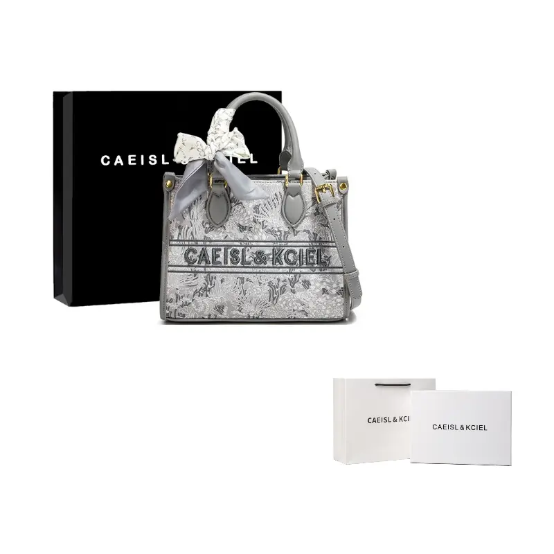 CAEISL&KCIEL Сумка пляжная шоппер через плечо женская с вышивкой, Embroidery Gray
CAEISL&KCIEL Сумка пляжная шоппер через плечо женская с вышивкой, Embroidery Gray