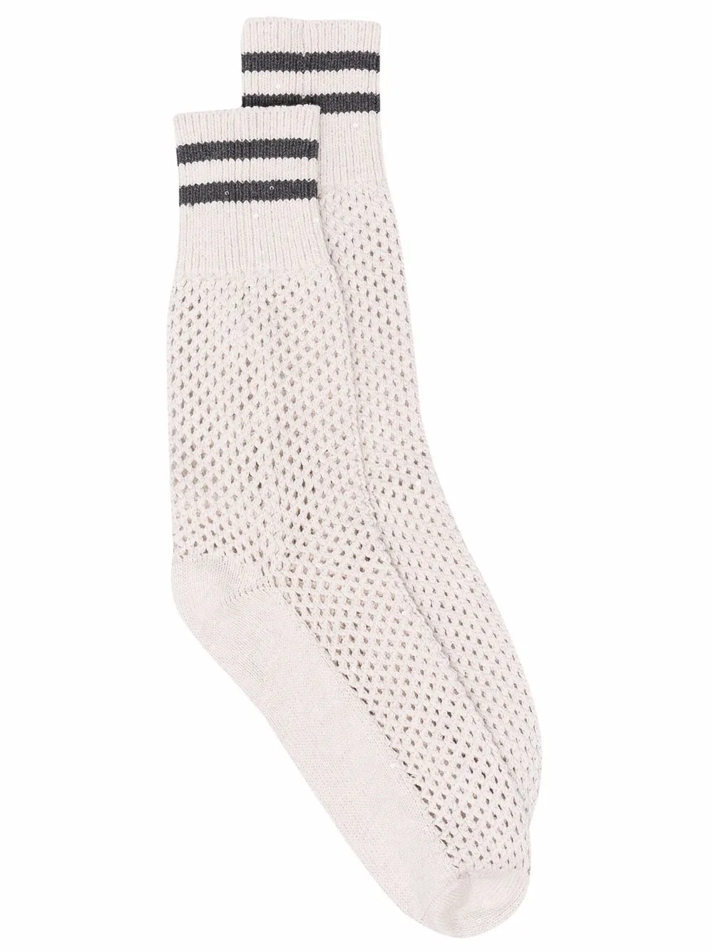 Носки с перфорацией Brunello Cucinelli, нейтральный
Носки с перфорацией Brunello Cucinelli, нейтральный