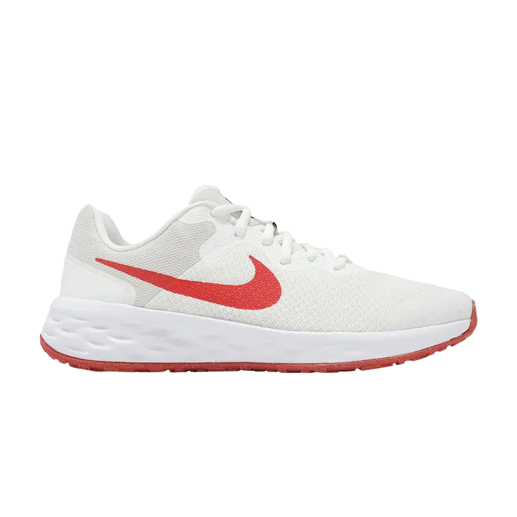 Кроссовки Nike Revolution 6 GS 'Summit White Track Red', белый
Кроссовки Nike Revolution 6 GS 'Summit White Track Red', белый