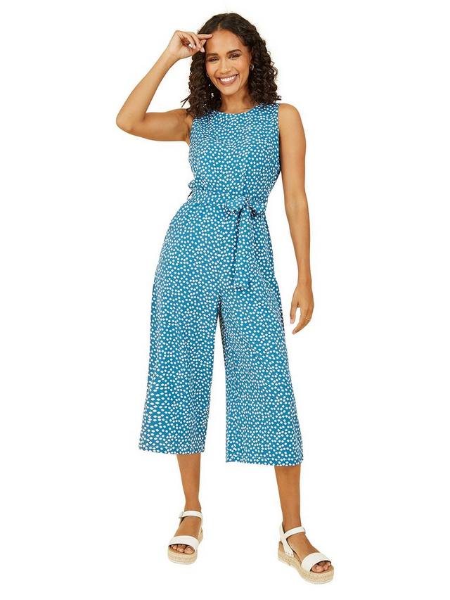 Комбинезон-кюлот без рукавов ditsy daisy Yumi, бирюзовый
Комбинезон-кюлот без рукавов ditsy daisy Yumi, бирюзовый