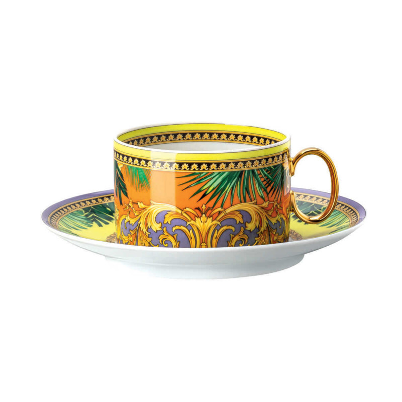 Rosenthal Versace Jungle Animalier Чашка чайная 0,20 л с блюдцем 14,5 см, 2 предм Rosenthal meets Versace, разноцветный/золотой
Rosenthal Versace Jungle Animalier Чашка чайная 0,20 л с блюдцем 14,5 см, 2 предм Rosenthal meets Versace, разноцветный/золотой