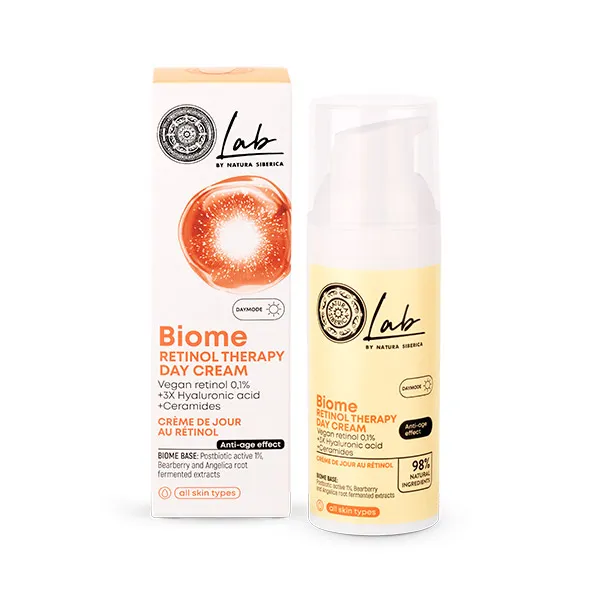 Дневной крем для лица с ретинолом Retinol Therapy Day Cream Lab By Natura Siberica, 50 ml
Дневной крем для лица с ретинолом Retinol Therapy Day Cream Lab By Natura Siberica, 50 ml