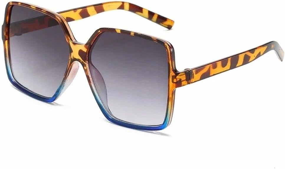 Черные квадратные солнцезащитные очки большого размера для женщин, крупная оправа, цветные солнцезащитные очки, женские зеркальные очки унисекс с градиентным переходом цвета, очки в стиле хип-хоп GHVWYX, C5 Leopardblue
Черные квадратные солнцезащитные очки большого размера для женщин, крупная оправа, цветные солнцезащитные очки, женские зеркальные очки унисекс с градиентным переходом цвета, очки в стиле хип-хоп GHVWYX, C5 Leopardblue