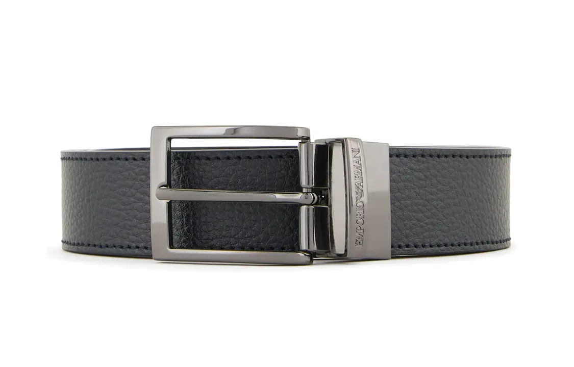 Ремень реверсивный из кожи Palmellato с принтом EMPORIO ARMANI
Ремень реверсивный из кожи Palmellato с принтом EMPORIO ARMANI