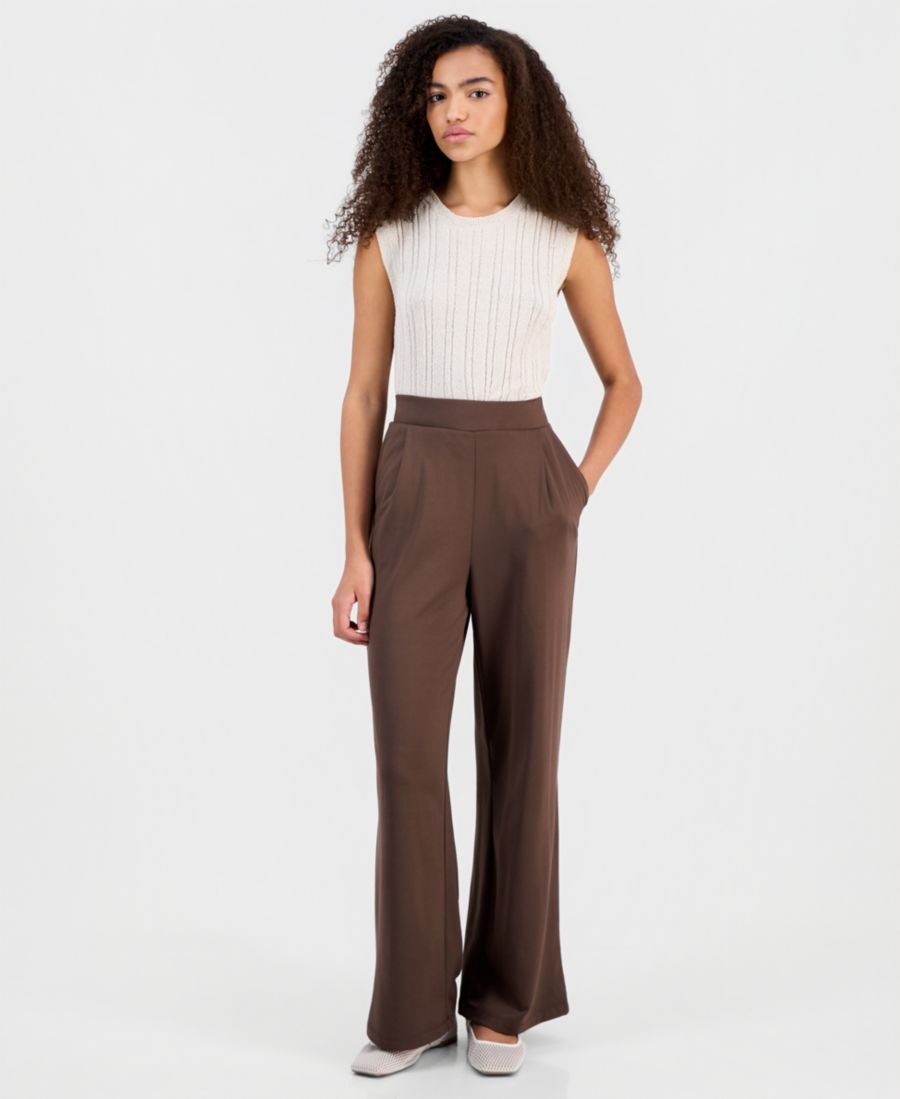 Детские брюки с высокой посадкой, плиссировкой и широкими штанинами Derek Heart, Brown
Детские брюки с высокой посадкой, плиссировкой и широкими штанинами Derek Heart, Brown